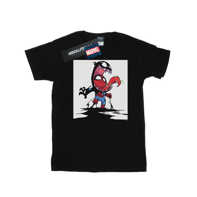 Li-cense Marvel meisjes spider-man venom cartoon katoenen t-shirt UTBI31257_black large