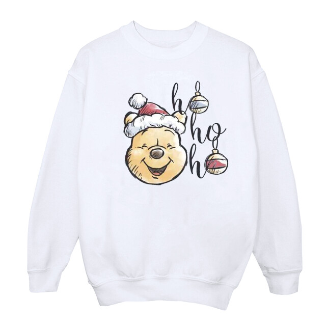 Li-cense Disney dames winnie the pooh ho ho baubles sweatshirt UTBI43039_white large