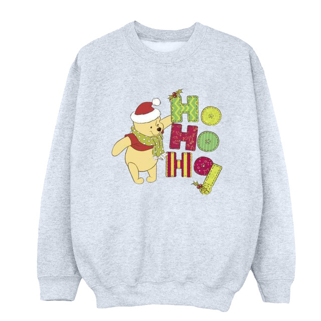Li-cense Disney dames winnie the pooh ho ho ho sjaal sweatshirt UTBI43060_sportsgrey large