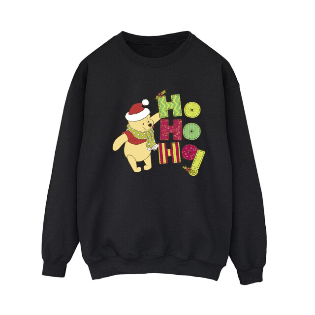 Li-cense Disney dames winnie the pooh ho ho ho sjaal sweatshirt UTBI43060_black large