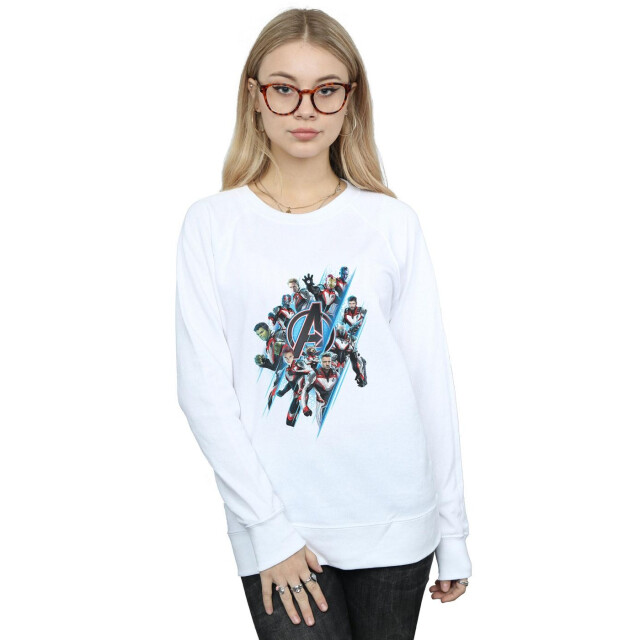 Li-cense Marvel dames avengers endgame logo team sweatshirt UTBI4309_white large