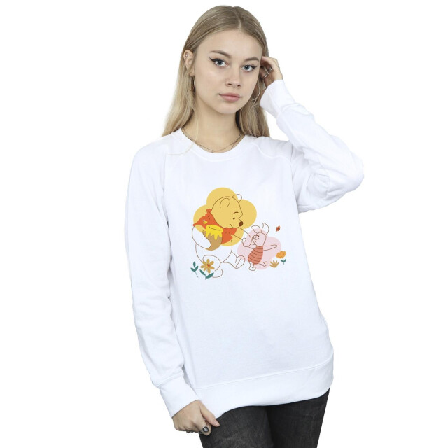 Li-cense Disney dames winnie de poeh knorretje sweatshirt UTBI43010_white large