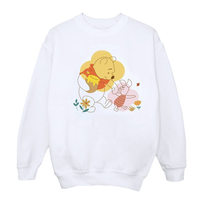 Li-cense Disney dames winnie de poeh knorretje sweatshirt UTBI43010_white large