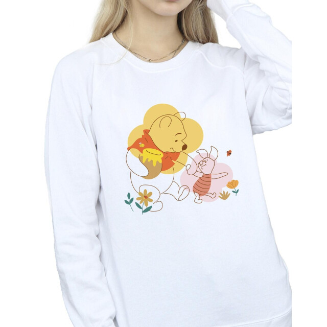 Li-cense Disney dames winnie de poeh knorretje sweatshirt UTBI43010_white large