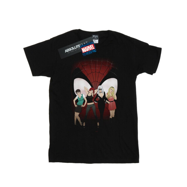 Li-cense Marvel heren vrouwen van spider-man t-shirt UTBI43012_black large