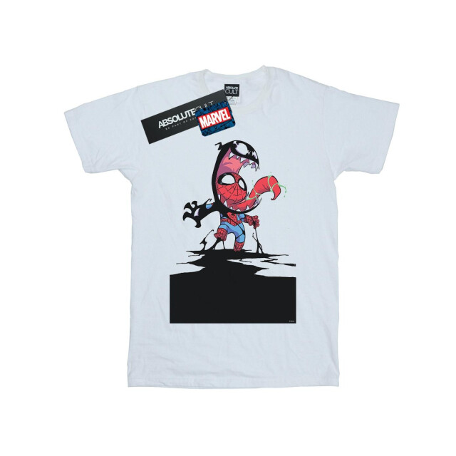 Li-cense Marvel heren spider-man venom cartoon t-shirt UTBI43029_white large
