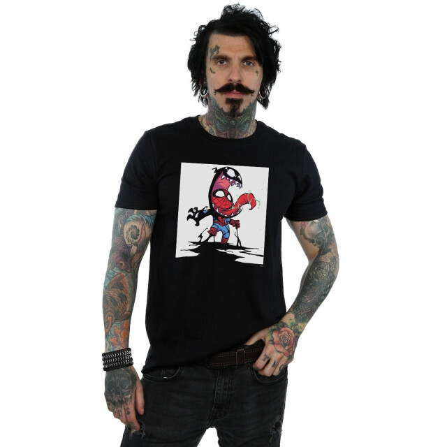 Li-cense Marvel heren spider-man venom cartoon t-shirt UTBI43029_black large