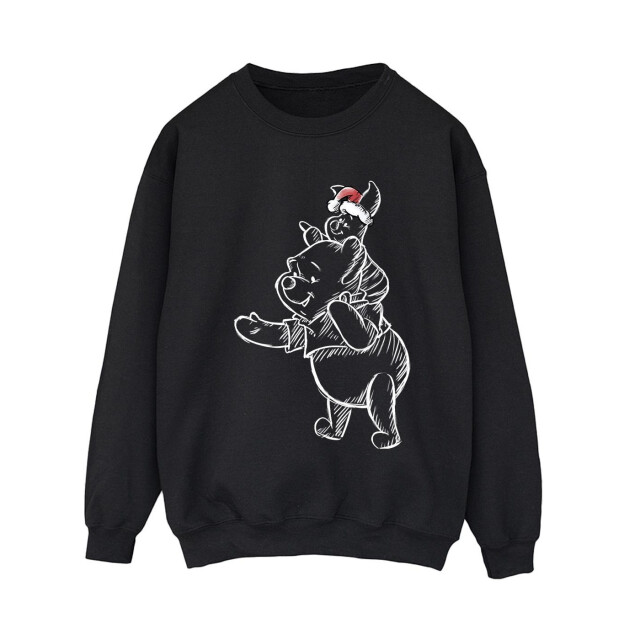 Li-cense Disney dames winnie the pooh knorretje kerst sweatshirt UTBI43028_black large