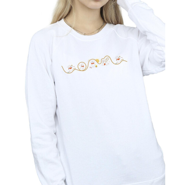 Li-cense Disney dames winnie de poeh tijgerlijn sweatshirt UTBI43009_white large