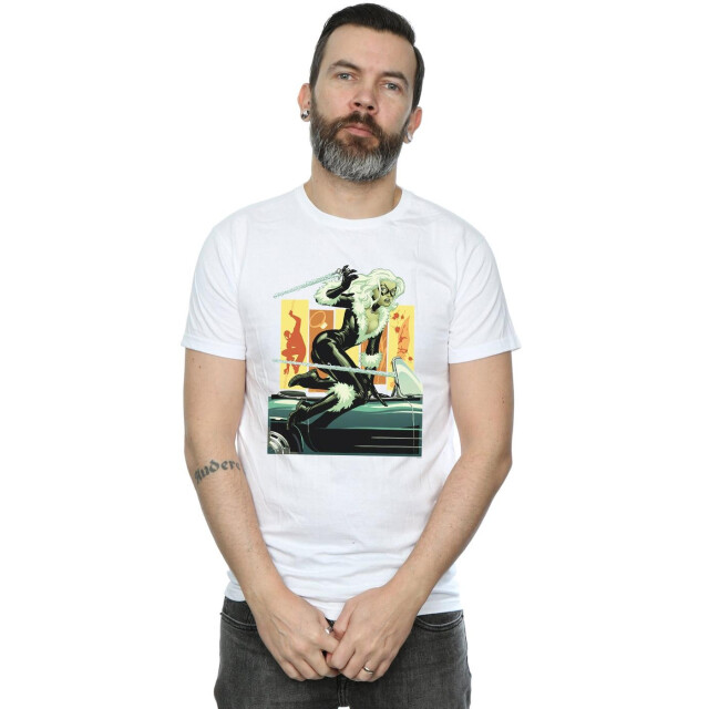 Li-cense Marvel heren zwart kat auto t-shirt UTBI42976_white large
