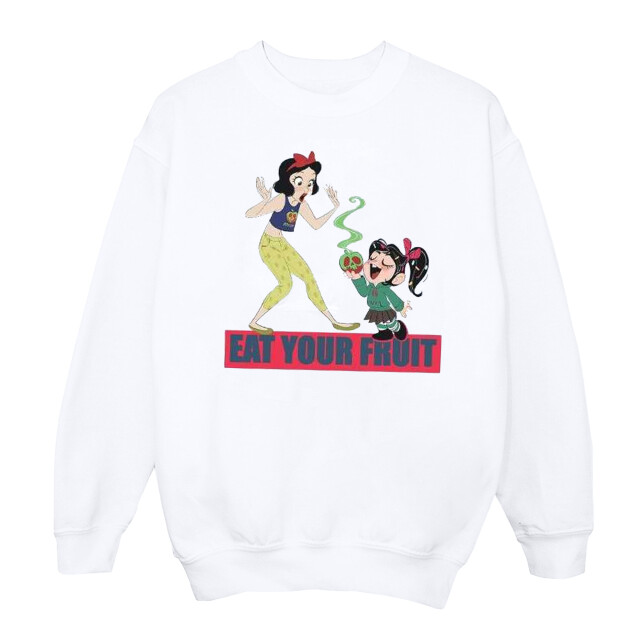 Li-cense Disney dames wreck it ralph eet je fruit sweatshirt UTBI43085_white large
