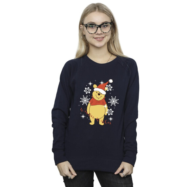 Li-cense Disney dames winnie the pooh winter wishes sweatshirt UTBI42963_navyblue large