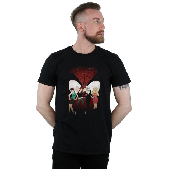 Li-cense Marvel heren vrouwen van spider-man t-shirt UTBI43012_black large