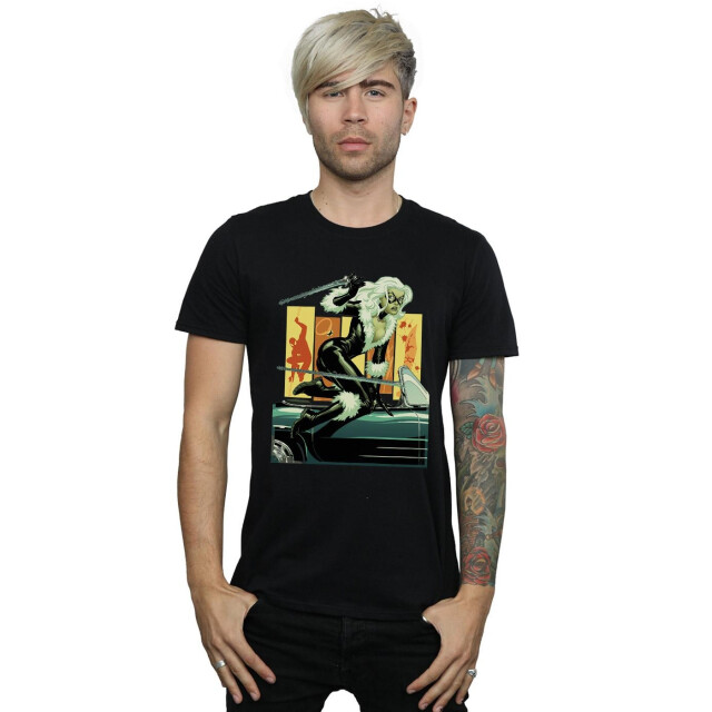 Li-cense Marvel heren kat auto t-shirt UTBI42976_black large