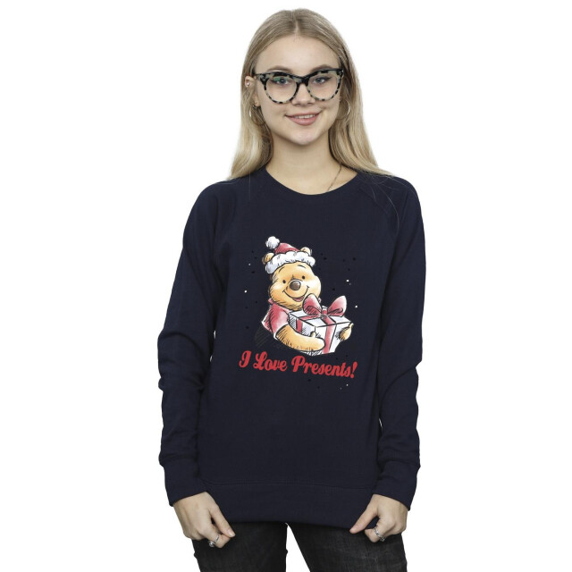 Li-cense Disney dames winnie the pooh love presents sweatshirt UTBI42974_navyblue large