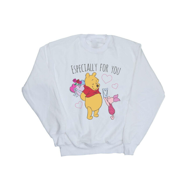 Li-cense Disney dames winnie the pooh knorretje valentijnsgeschenk sweatshirt UTBI42947_white large