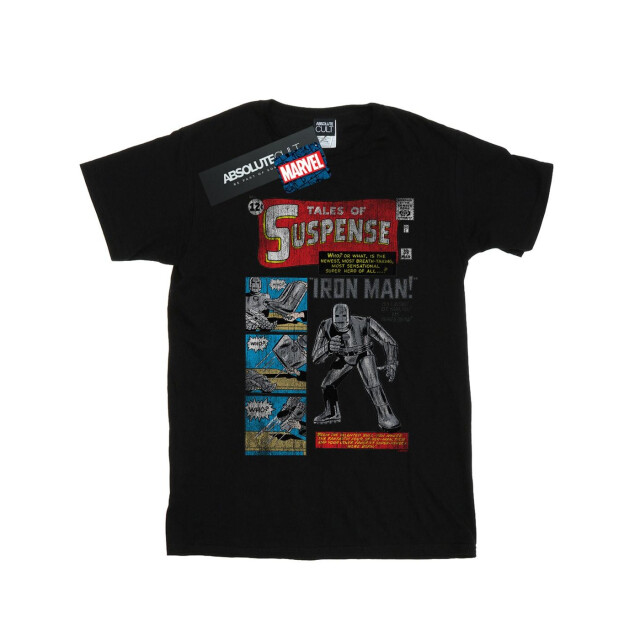 Li-cense Marvel heren iron man distressed tales of suspense t-shirt UTBI42901_black large