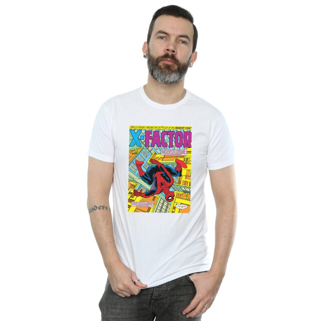 Li-cense Marvel heren spider-man x factor cover t-shirt UTBI43000_white large