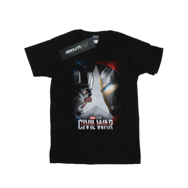 Li-cense Marvel studios meisjes captain america civil war poster katoenen t-shirt UTBI31061_black large