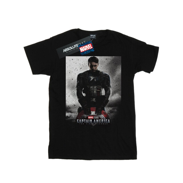 Li-cense Marvel studios meisjes captain america the first avenger poster katoenen t-shirt UTBI31033_black large