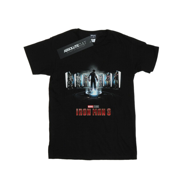 Li-cense Marvel studios meisjes iron man 3 poster katoenen t-shirt UTBI31055_black large
