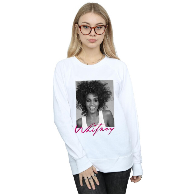 Li-cense Whitney houston dames glimlach foto sweatshirt UTBI42800_white large
