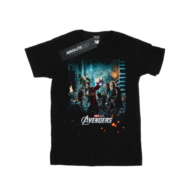 Li-cense Marvel studios meisjes the avengers poster katoenen t-shirt UTBI31054_black large