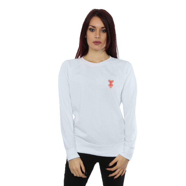 Li-cense Disney dames winnie de poeh tijger borst sweatshirt UTBI42851_white large
