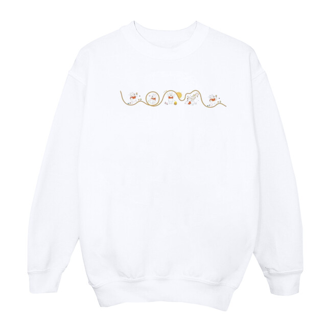 Li-cense Disney dames winnie de poeh tijgerlijn sweatshirt UTBI43009_white large