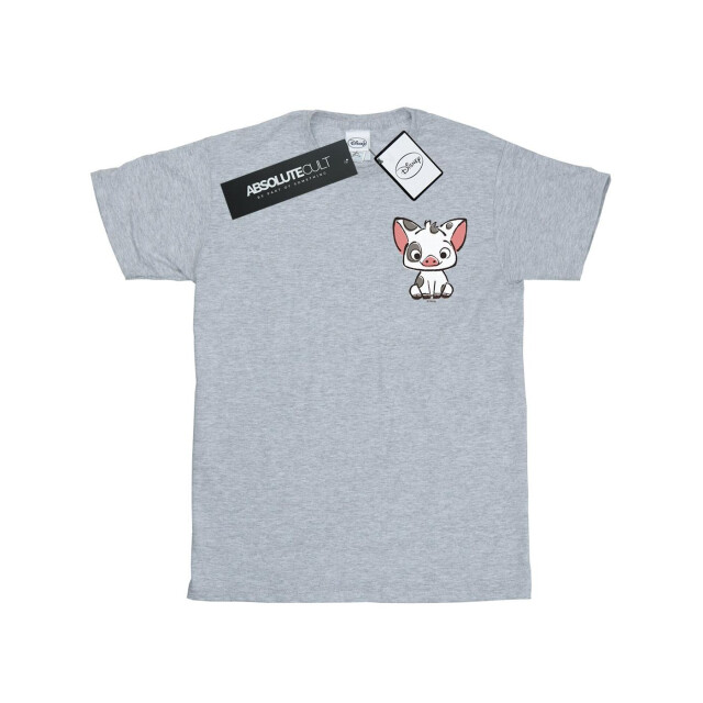 Li-cense Disney meisjes moana pua het varken borstprint katoenen t-shirt UTBI30814_sportsgrey large
