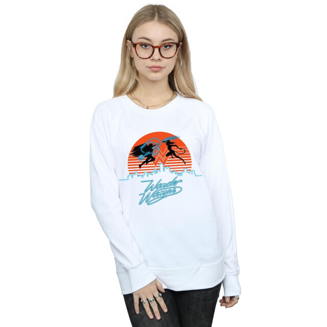 Li-cense Dc comics dames wonder woman 84 sunset battle sweatshirt UTBI42548_white large