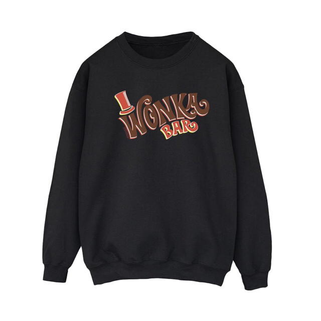 Li-cense Willy wonka dames bar logo sweatshirt UTBI42484_black large