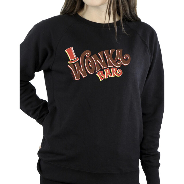 Li-cense Willy wonka dames bar logo sweatshirt UTBI42484_black large