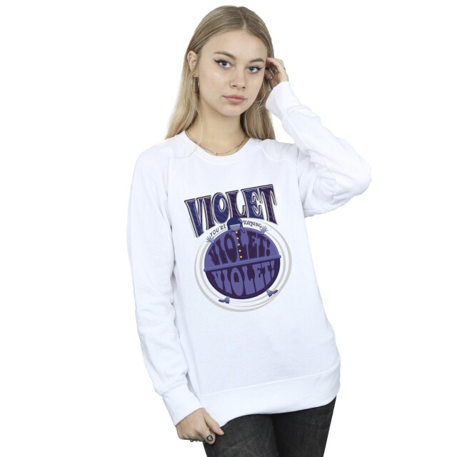 Li-cense Willy wonka dames violet turning violet sweatshirt UTBI42493_white large