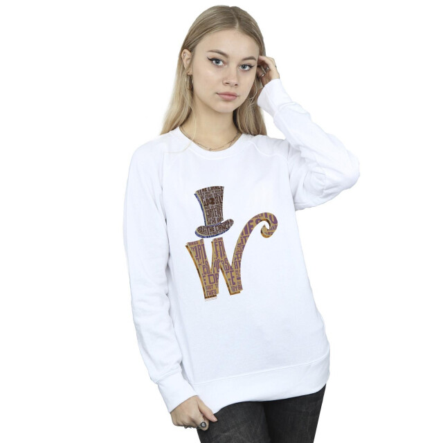Li-cense Willy wonka dames w logo muts sweatshirt UTBI42462_white large