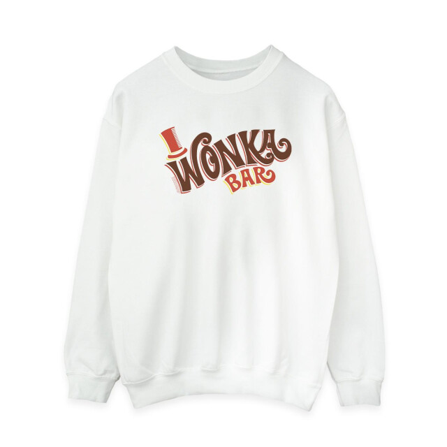 Li-cense Willy wonka dames bar logo sweatshirt UTBI42484_white large