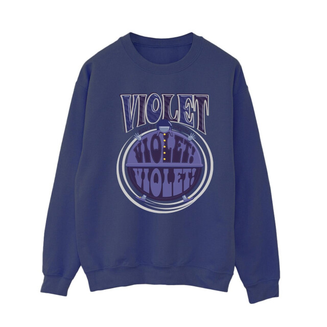 Li-cense Willy wonka dames violet turning violet sweatshirt UTBI42493_navyblue large