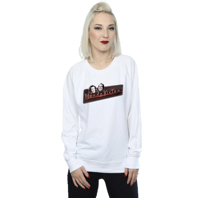 Li-cense Marvel dames wandavision smiles sweatshirt UTBI42404_white large