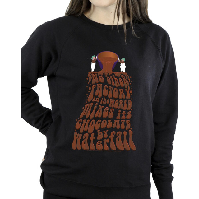 Li-cense Willy wonka dames chocolade waterval sweatshirt UTBI42450_black large