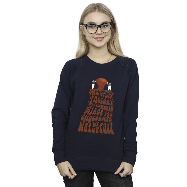 Li-cense Willy wonka dames chocolade waterval sweatshirt UTBI42450_navyblue large