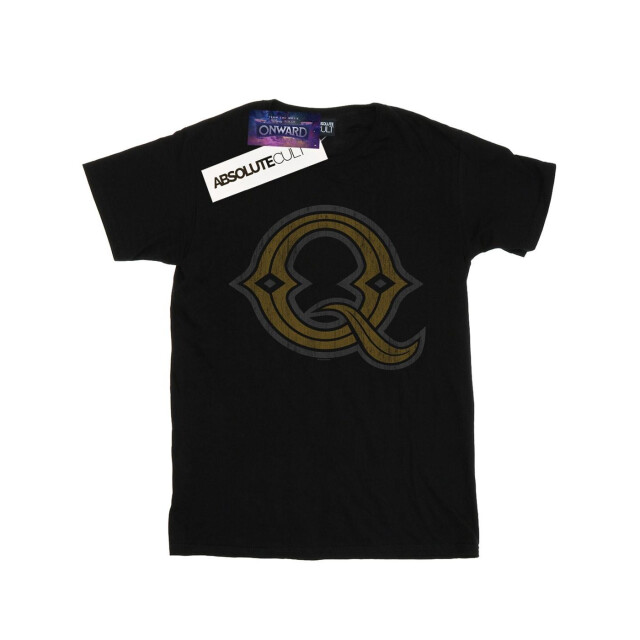 Li-cense Disney katoenen t-shirt onward quest logo voor meisjes UTBI33264_black large