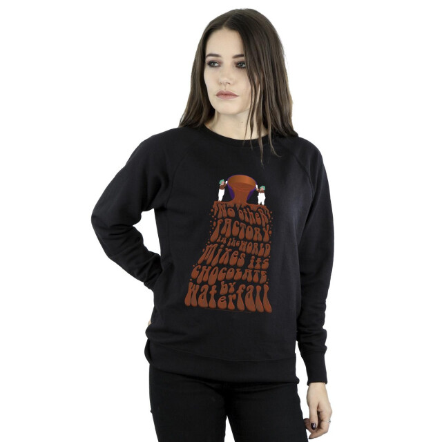 Li-cense Willy wonka dames chocolade waterval sweatshirt UTBI42450_black large