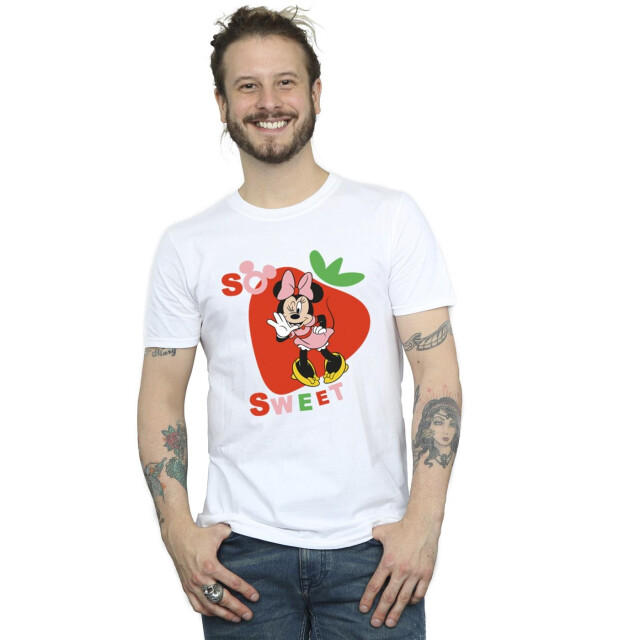 Li-cense Disney heren minnie mouse so sweet strawberry t-shirt UTBI42340_white large