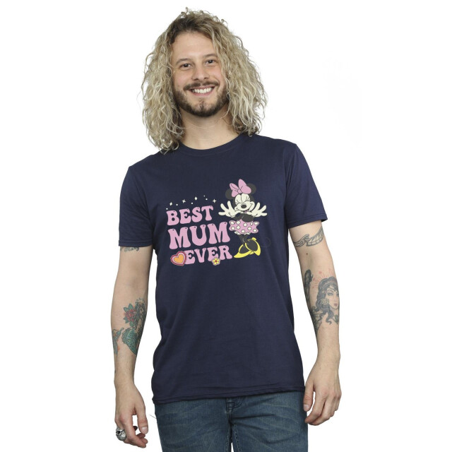Li-cense Disney heren best mum ever t-shirt UTBI42331_navyblue large