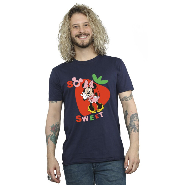 Li-cense Disney heren minnie mouse so sweet strawberry t-shirt UTBI42340_navyblue large