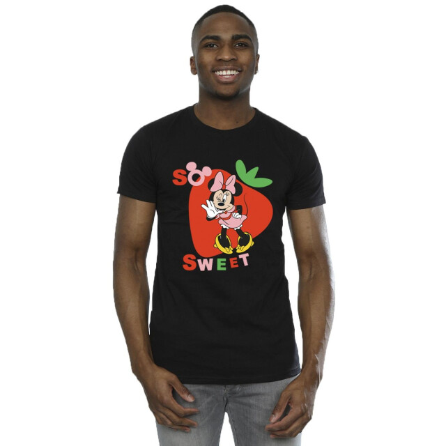 Li-cense Disney heren minnie mouse so sweet strawberry t-shirt UTBI42340_black large