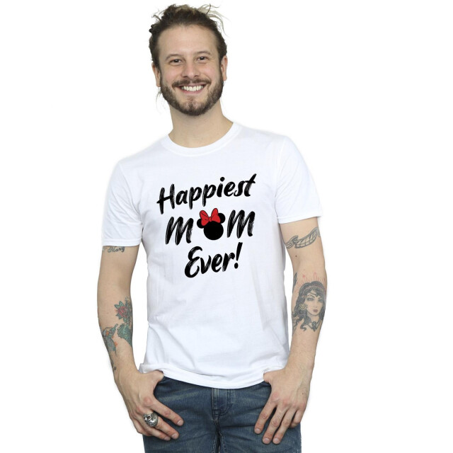 Li-cense Disney heren minnie mouse gelukkige moeder ooit t-shirt UTBI42316_white large