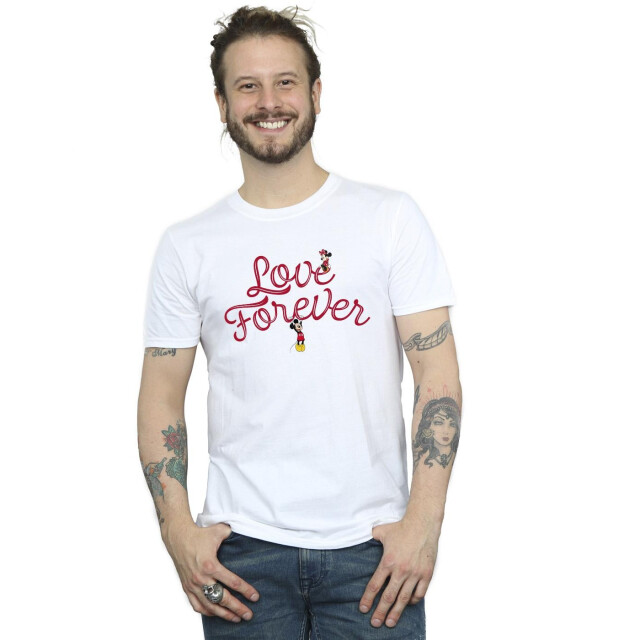Li-cense Disney heren mickey mouse love forever t-shirt UTBI42305_white large