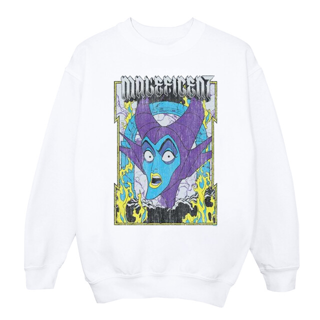 Li-cense Disney dames maleficent poster sweatshirt UTBI42303_white large