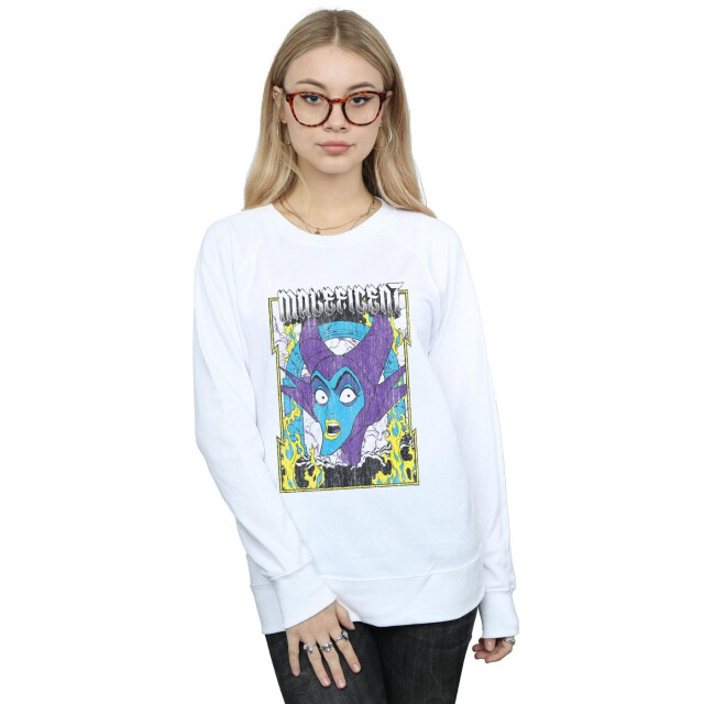 Li-cense Disney dames maleficent poster sweatshirt UTBI42303_white large